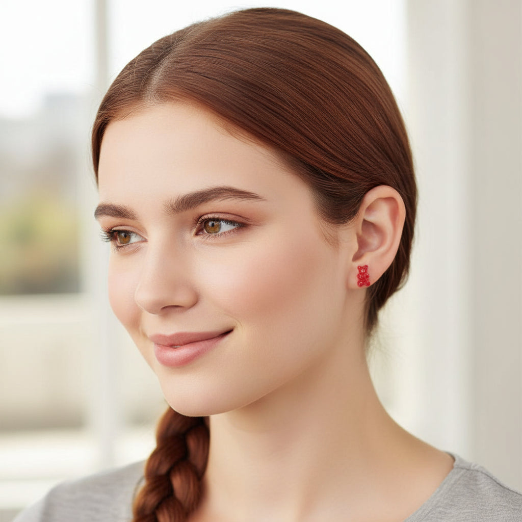 Gummy Bear Stud Earrings