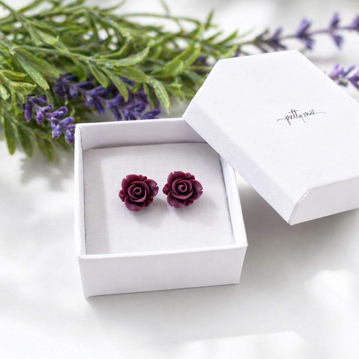 Rose Bud Earrings