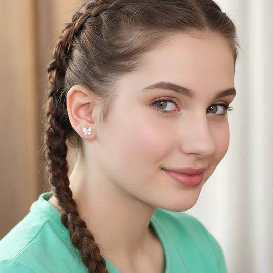 Butterfly Stud Earrings