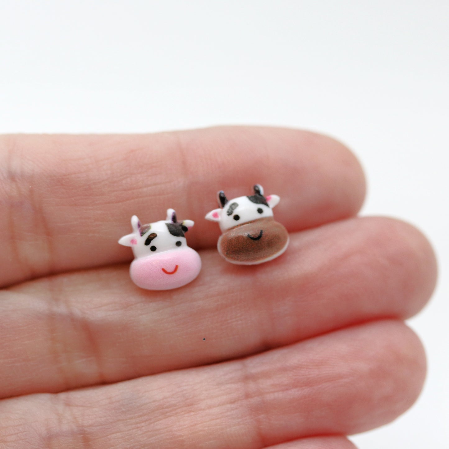 Cow Stud Earrings