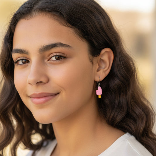 Ice Cream Popsicle Dangle Earrings