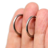 Invisible Clip On Hoop Earrings for Non-Pierced Ears, 20mm