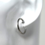 Invisible Clip On Hoop Earrings for Non-Pierced Ears, 20mm