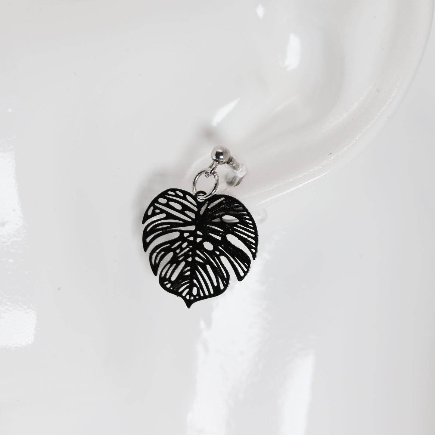 Monstera Leaf Dangle Earrings - 4 Colors