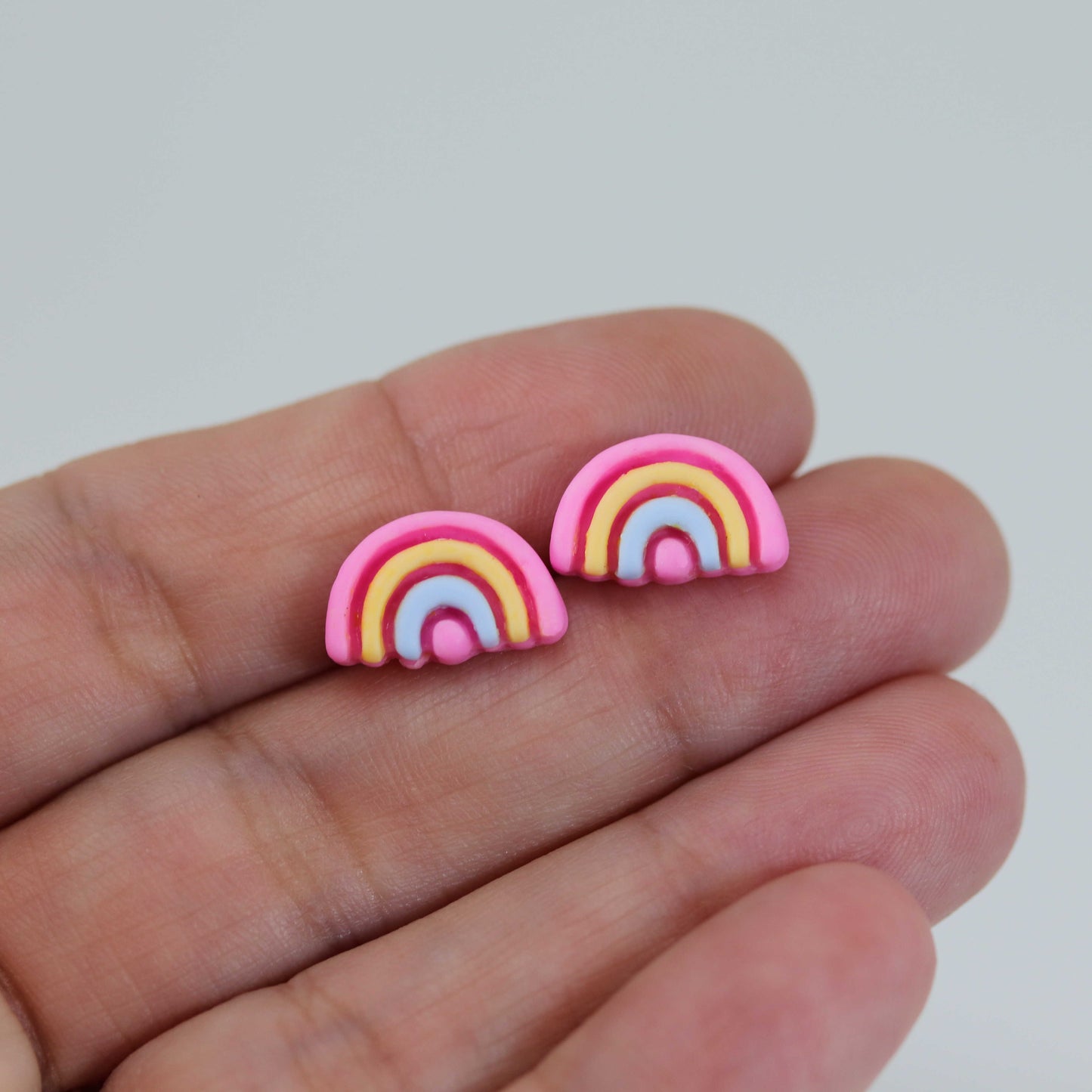 Rainbow Stud Earrings