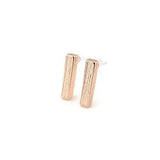 best clip on earrings, minimalist, minimal, bar, bar clip on, rose gold bar clip on