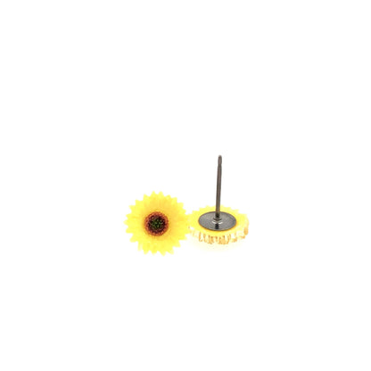 Sunflower Stud Earrings