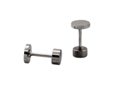 Rainbow Heart Stud Earrings, 10mm