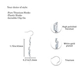 Boucles d'oreilles pendantes à pampilles en spirale