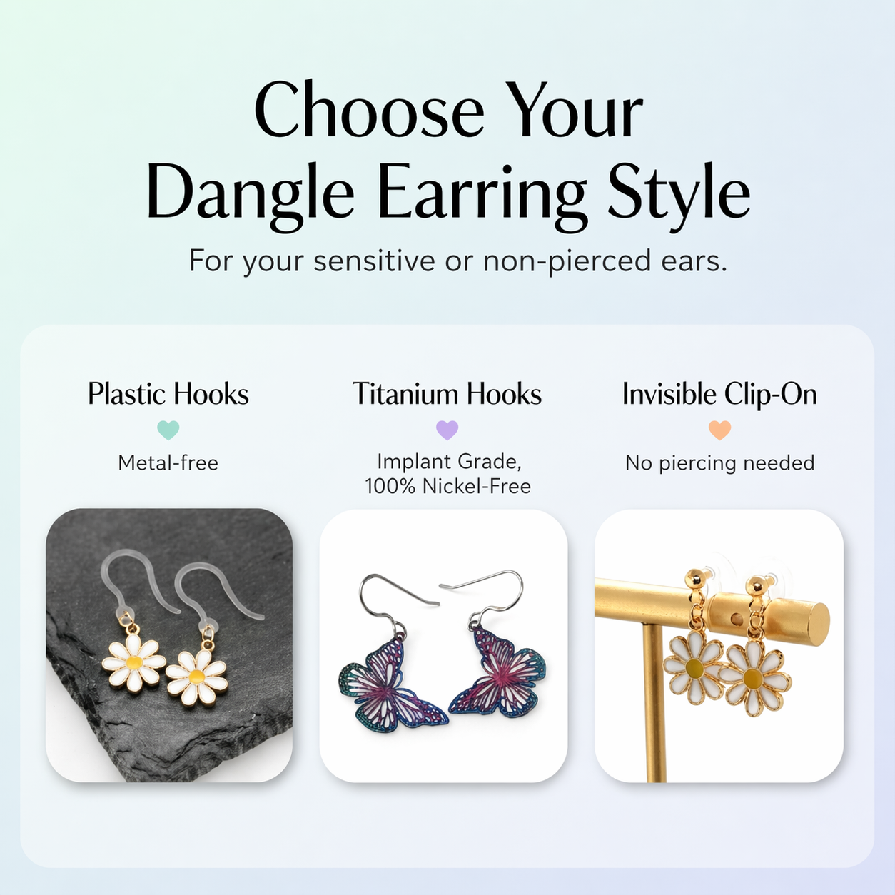 Boucles d'oreilles pendantes en acrylique avec triangle scalène long - 4 couleurs