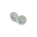 Faux Druzy Stud Earrings, 8mm