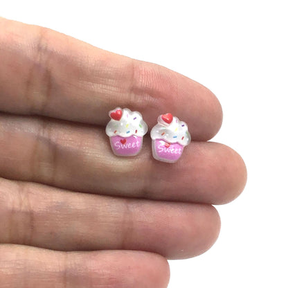 Cupcake Stud Earrings