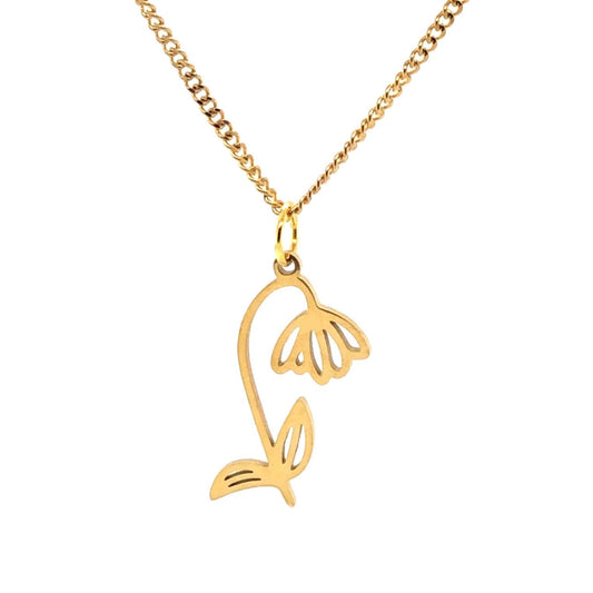 January snopdrop necklace