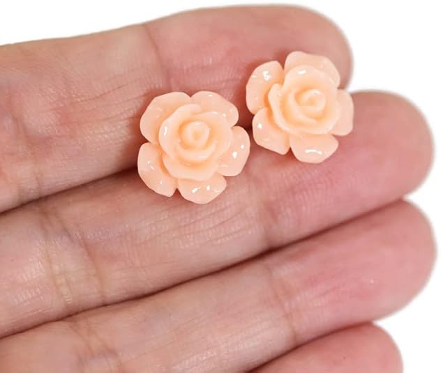 Rose Stud Earrings