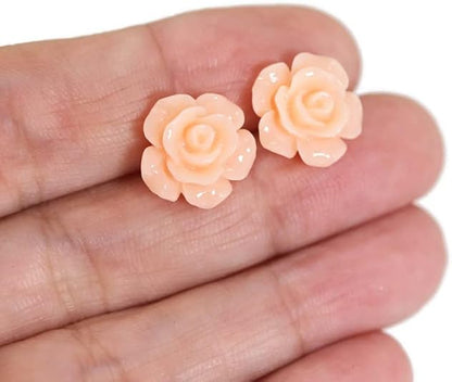 Rose Stud Earrings
