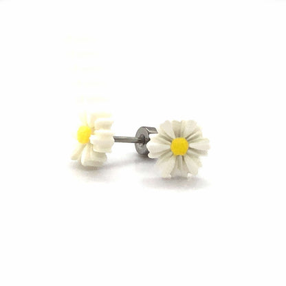 Dainty Daisy Stud Earrings