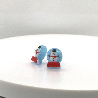 snowglobe earrings