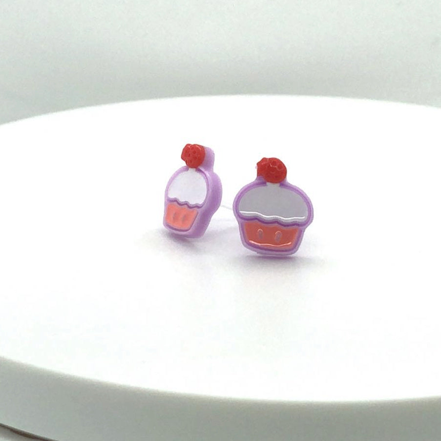 cupcake earrings