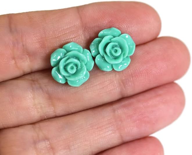 Rose Stud Earrings