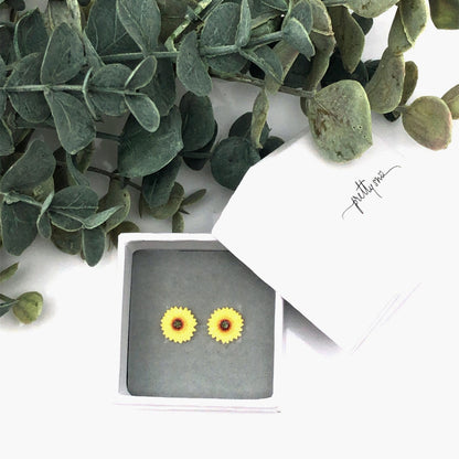 Sunflower Stud Earrings
