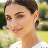 Succulent Stud Earrings, 13mm