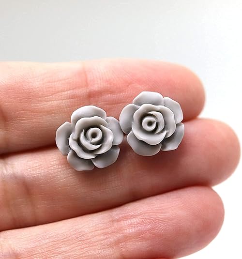 Rose Stud Earrings