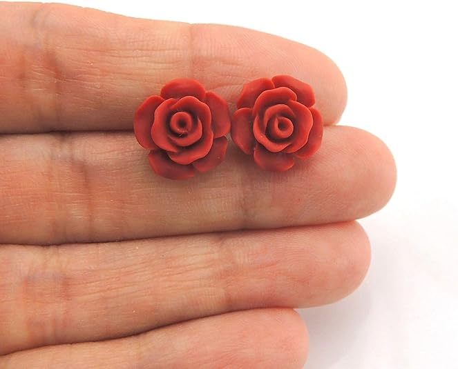 Rose Stud Earrings