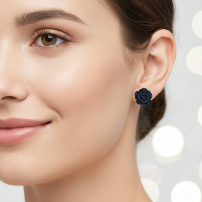 Rose Stud Earrings