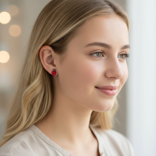 Dragonfly, Ladybug, Butterfly - Stud Earring Gift Set
