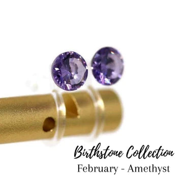 Cubic Zirconia Birth Month Earrings
