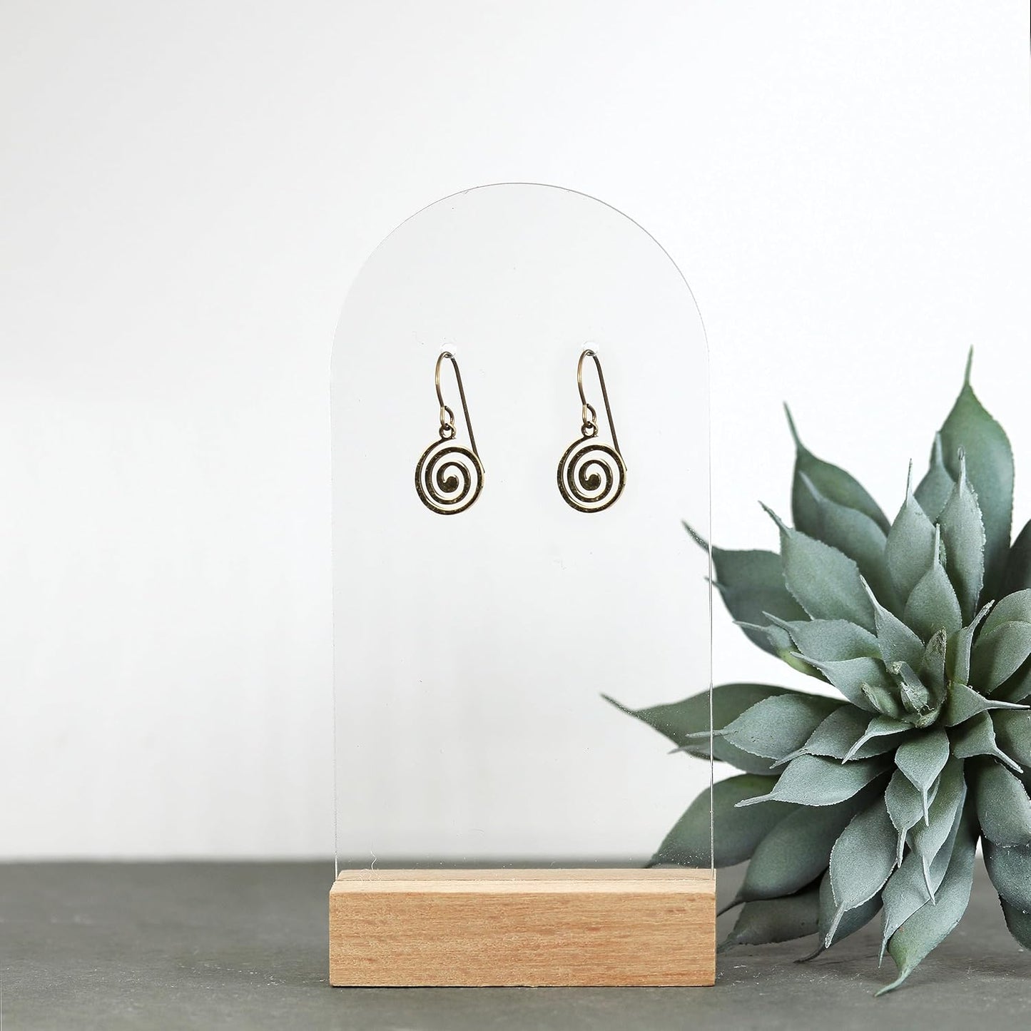 Swirl Dangle Earrings - 2 colors