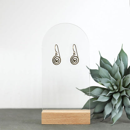 Swirl Dangle Earrings - 2 colors