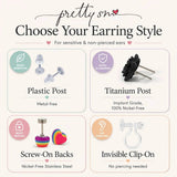 Gummy Bear Stud Earrings, 8x12mm