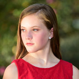 Halo Rhinestone Invisible Clip On Earrings, 10mm