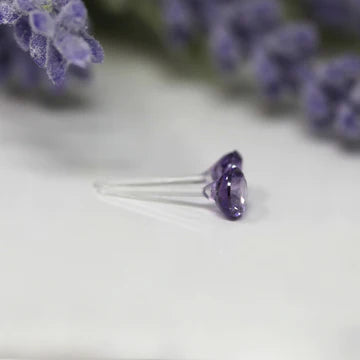 Cubic Zirconia Birth Month Earrings