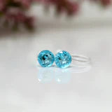 Cubic Zirconia Birth Month Earrings