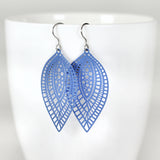 Lace Filigree Teardrop Dangle Earrings