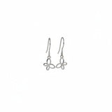 Boucles d'oreilles pendantes en forme de papillon, 8 x 10 mm