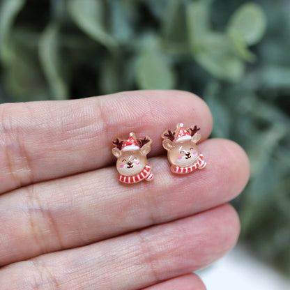 Reindeer Stud Earrings