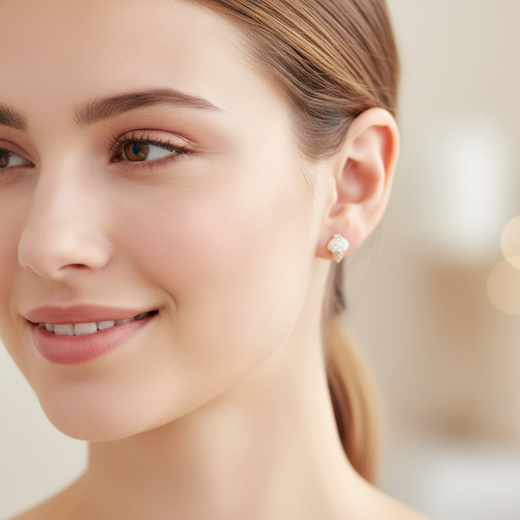 Ice Cream Cone Stud Earrings