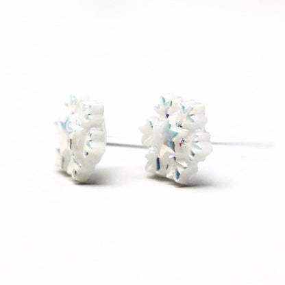 Boucles d'oreilles coccinelle avec tige en plastique ou clip invisible en métal, 9 mm