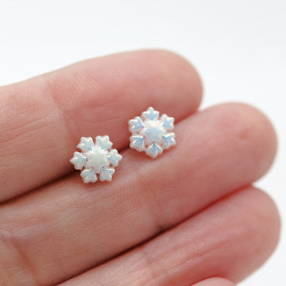 Boucles d'oreilles coccinelle avec tige en plastique ou clip invisible en métal, 9 mm