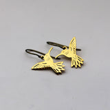 Boucles d'oreilles pendantes en forme de fleur de chakra, 16 mm