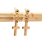 Boucles d'oreilles pendantes en forme de fleur de chakra, 16 mm