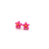 Boucles d'oreilles à tige en forme de petite fleur, 6 mm