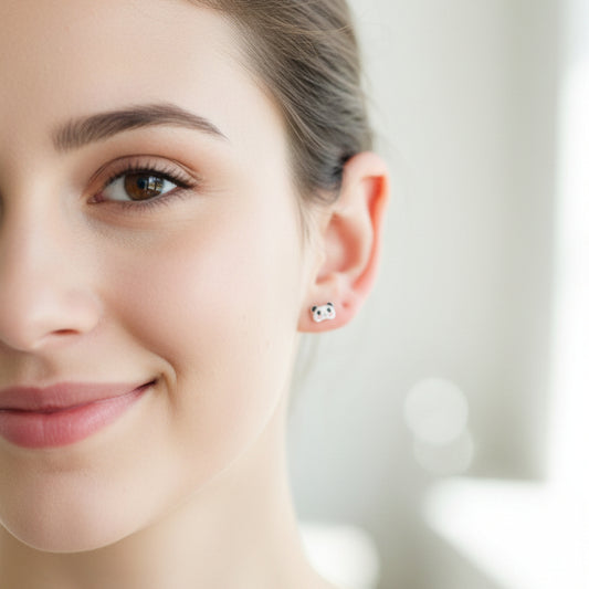 Tiny Animal (Frog, Panda, Bear) Stud Earrings