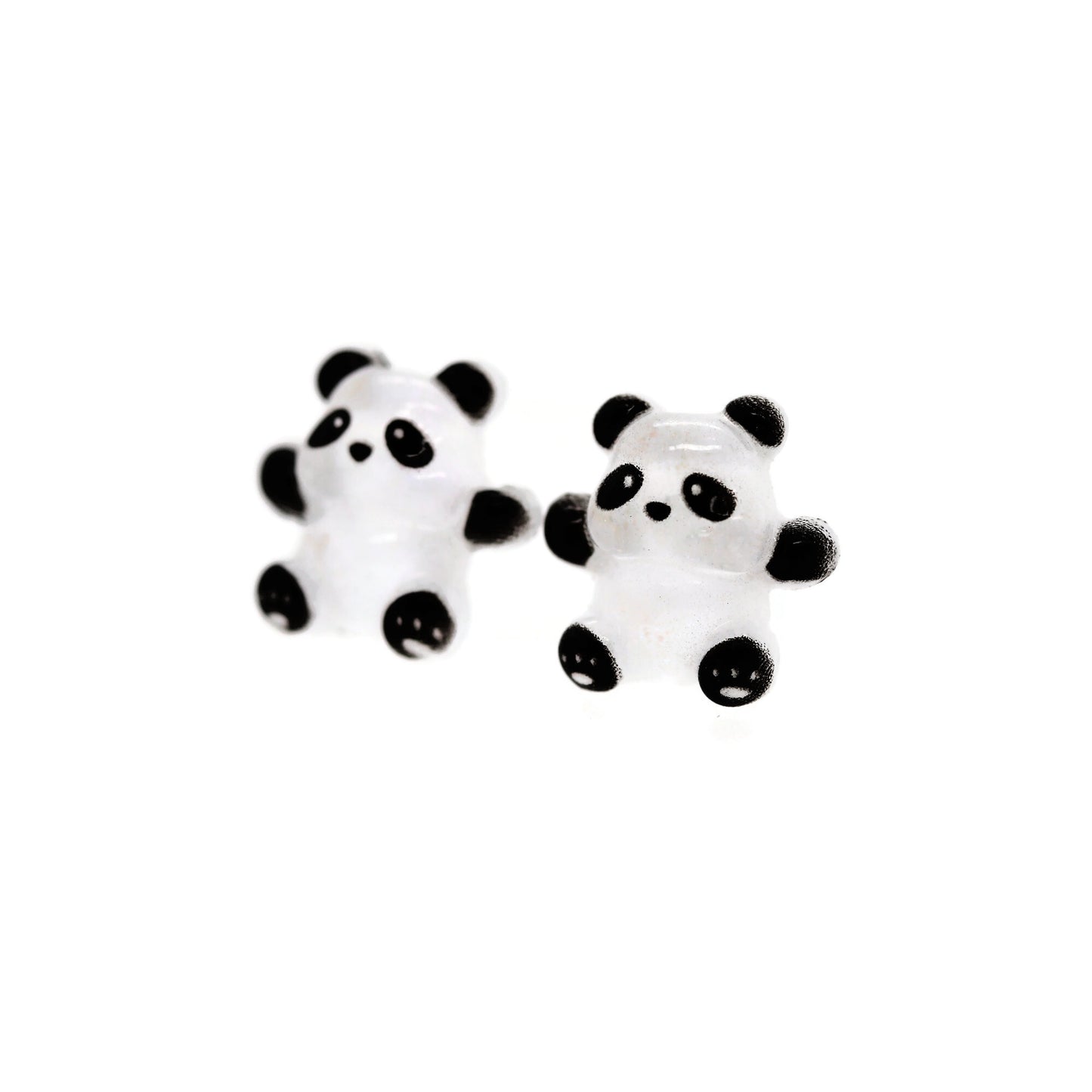 Boucles d'oreilles coccinelle avec tige en plastique ou clip invisible en métal, 9 mm