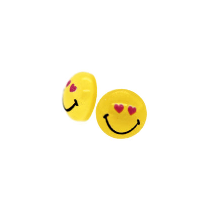 Smiley Face Stud Earrings