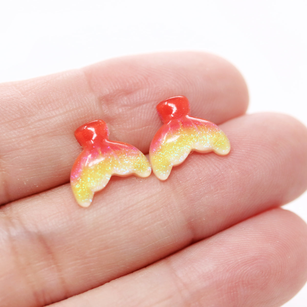 Mermaid Tail Stud Earrings