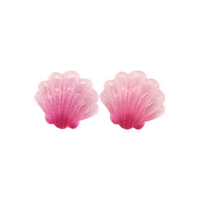 Boucles d'oreilles coccinelle avec tige en plastique ou clip invisible en métal, 9 mm